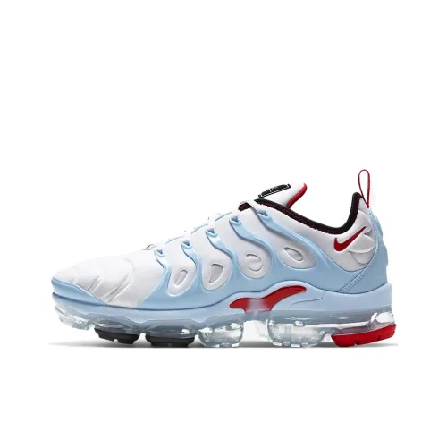 Nike Air Vapormax Plus Low Топ Беговые кроссовки Мужские Белый Синий