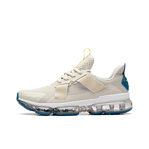 ANTA Легкий амортизирующий низкий топ для бега мужские серый синий