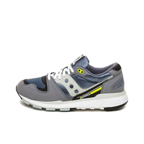 Saucony Амортизация Противоскользящий Легкий Низкий Топ Беговые кроссовки Мужские Серые