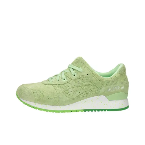 Asics Gel Lyte 3 Low Топ Беговые кроссовки Унисекс Изумрудно-зеленый