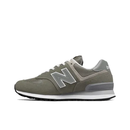 New Balance NB 574 Амортизация Дышащий Легкий Низкий Топ Повседневные Беговые Кроссовки Женские Темно-Серый