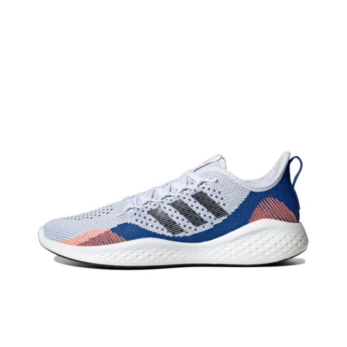 Adidas Fluidflow 2,0 Low Топ Беговые кроссовки Мужские Белый Синий