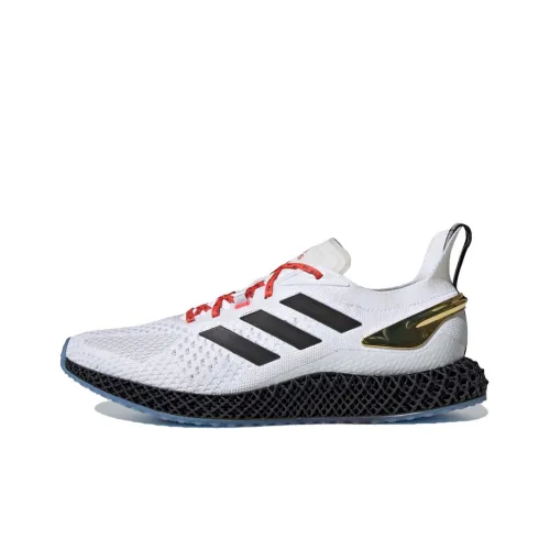 Adidas Originals X90004D Амортизаторы Slip-Resistant Низкий Топ Повседневные Беговые кроссовки Унисекс Белый Черный Золото Серый