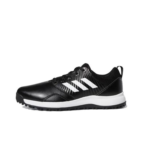 Adidas Cp Traxion Spikeless Дышащий Амортизация Противоскользящий Низкий Топ Беговые кроссовки Мужской Черный