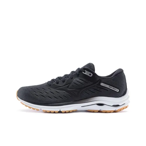Mizuno Rider 24 Low Топ Беговые кроссовки Мужской Черный