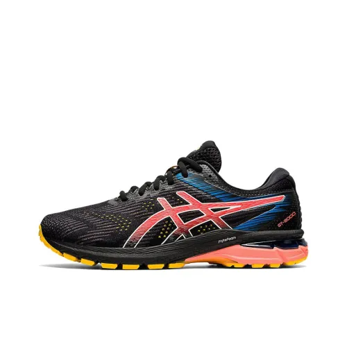 Asics GT 2000 8 Trail Low Топ Беговые кроссовки Мужской Черный Розовый 2E