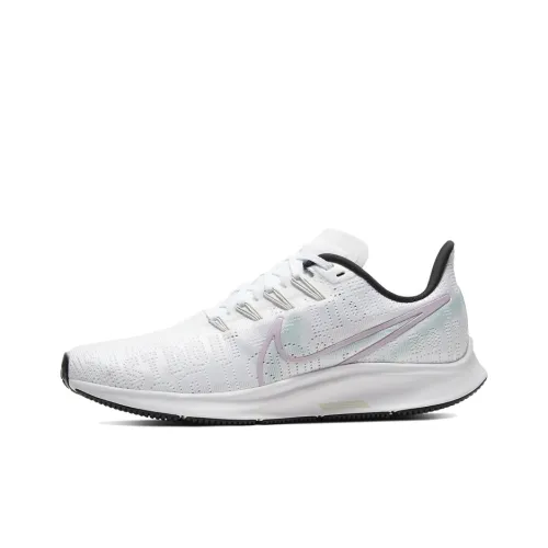 Nike Pegasus 36 Non Slip Легкий Низкий Топ Беговые кроссовки Женские Белый Зеленый