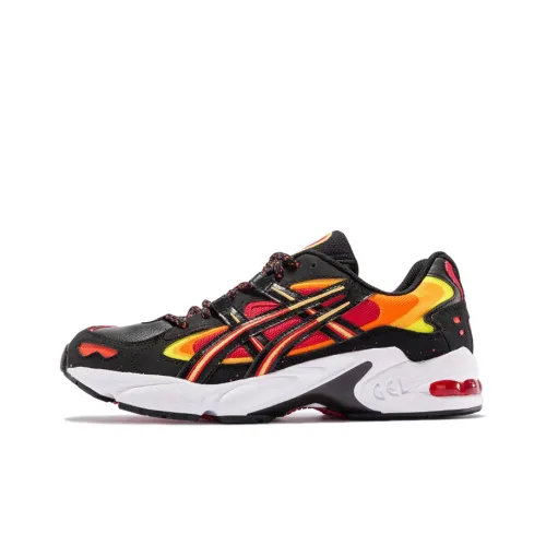 Asics Gel Kayano 5 Low Top Повседневные Беговые Кроссовки Унисекс Черный Красный
