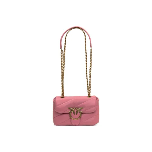 PINKO Puff Sheepskin Crossbody Bag Shoulder Bag Women's Fuchsia PINKO Puff Овчина Сумка через плечо Сумка на плечо Женская Фуксия