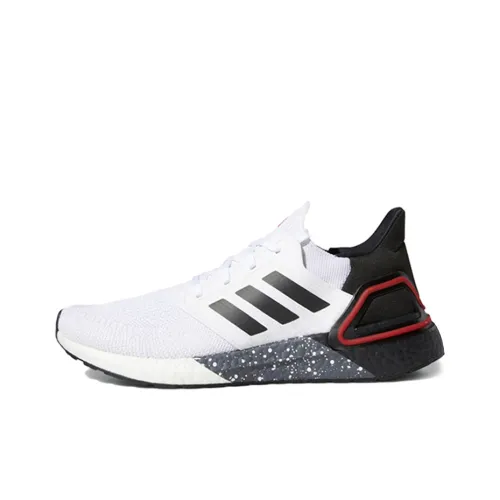 Adidas ULT Амортизация Низкий Топ Марафон Беговые Кроссовки Мужские Черный Белый Серый