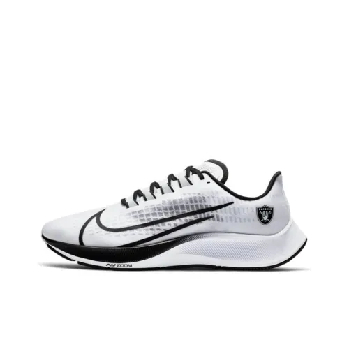 Nike Pegasus 37 Slip-resistant Shock Absorbers Low Top Marathon Running Shoes Unisex Black White Найк Pegasus 37 Противоскользящие амортизаторы Низкий топ Марафон Беговые кроссовки Унисекс Черный Белый
