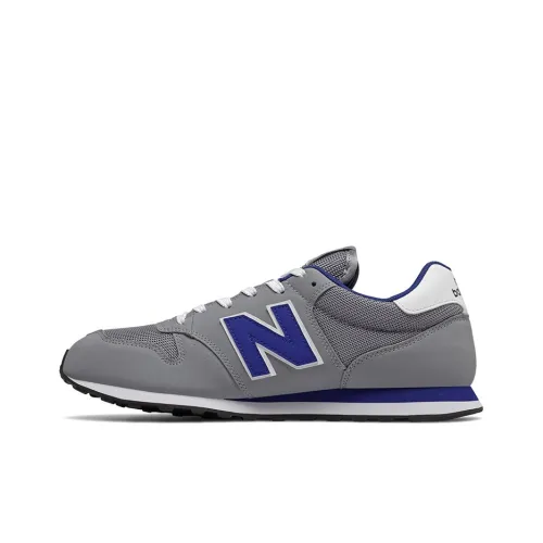 New Balance NB 500 Low Топ Марафон Беговые кроссовки Мужской Серый Синий