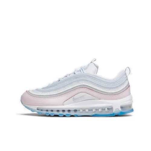 Nike Air Max 97 Low Топ Марафон Беговые кроссовки Мужской Белый Синий Розовый