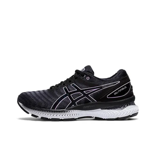 Asics Gel Nimbus 22 Low Топ Беговые кроссовки Женские Черный