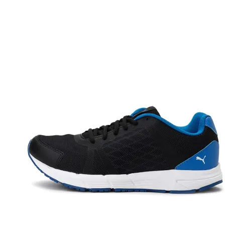 PUMA Амортизация Устойчивость к истиранию Легкий Низкий Топ Беговые кроссовки Женские Черный Синий Белый