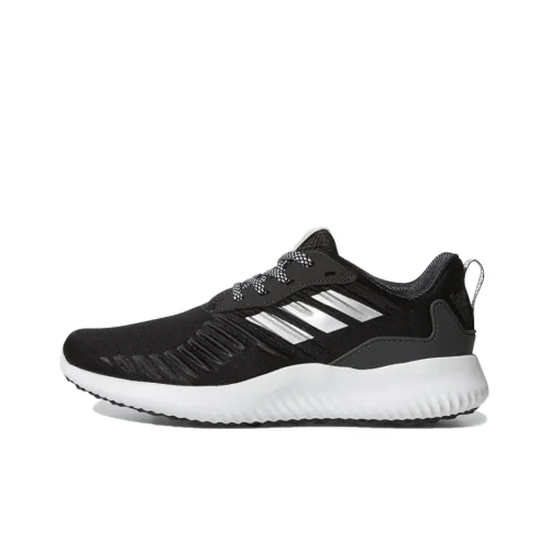Adidas Alphabounce Rc Амортизаторы Slip-resistant Низкий топ Марафон Беговые кроссовки Женские Черный белый