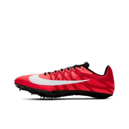 Nike Zoom Rival Амортизаторы Slip-Resistant Низкий Топ Повседневные Беговые кроссовки Унисекс Черный Серый Красный