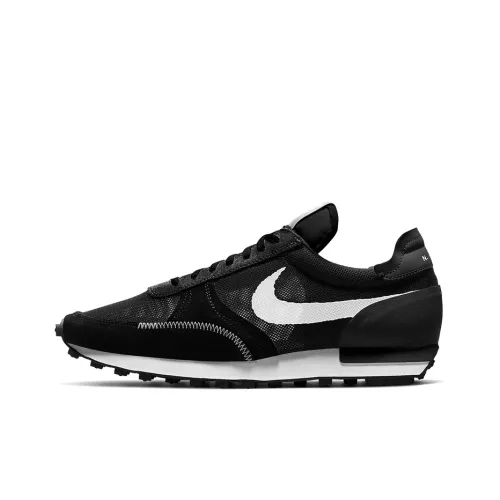 Nike Daybreak Type Slip-resistant Abrasion-resistant Breathable Low-top Casual Running Shoes Unisex Black White Найк Daybreak Type Противоскользящий Устойчивый к истиранию Дышащий Низкий Топ Повседневные Беговые Кроссовки Унисекс Черный Белый