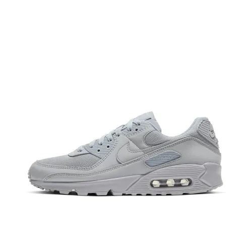 Nike Air Max 90 Low Топ Повседневные Беговые Кроссовки Мужские Серые