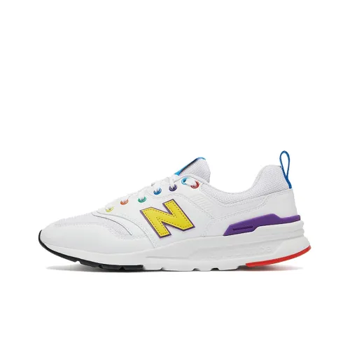 PAC MAN x New Balance NB 997H Low Топ Марафон Беговые кроссовки Унисекс Белый