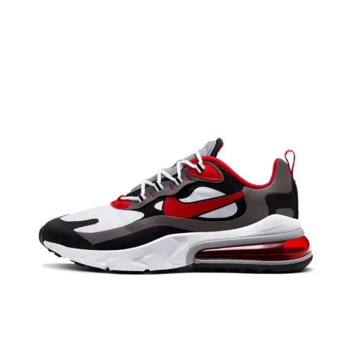 Nike Air Max 270 Slip-Resistant Низкий Топ Air Cushion Повседневные Беговые Кроссовки Мужские Серый Черный Красный