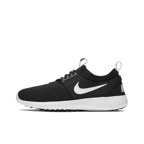 Nike Juvenate Shock Absorbers Slip-resistant Low Top Casual Running Shoes Women's Black White Найк Juvenate Shock Absorbers Низкий топ противоскользящие повседневные беговые кроссовки женские черный белый