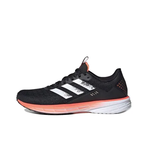 Adidas Sl20 Slip-resistant Abrasion-resistant Low-top Беговые кроссовки Женские Черный Оранжевый