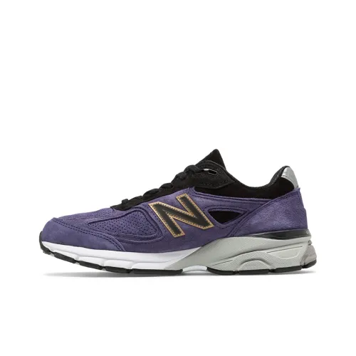 New Balance NB 990 V4 Low Топ Беговые кроссовки Унисекс Фиолетовый Черный