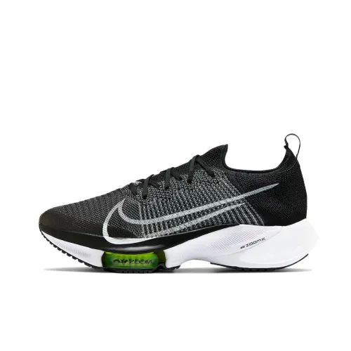 Nike Air Zoom Tempo Next% Low Топ Повседневные Беговые кроссовки Мужские Черно-белые