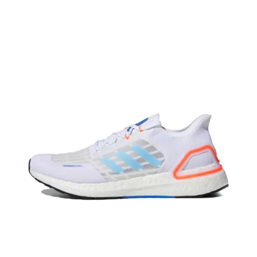 Adidas ULT Шокаблоки Противоскользящие Устойчивые к истиранию Низкий Топ Boost Повседневные Беговые кроссовки Унисекс Белый Синий Красный