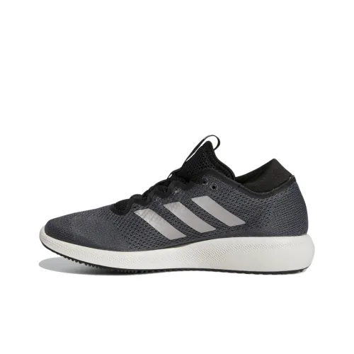 Adidas Edge Fle Shock Absorbers Slip-Resistant Low Top Marathon Running Shoes Women's Gray Black Silver Adidas Edge Fle Shock Absorbers Низкий топ для бега на марафон противоскользящие женский серый черный серебряный