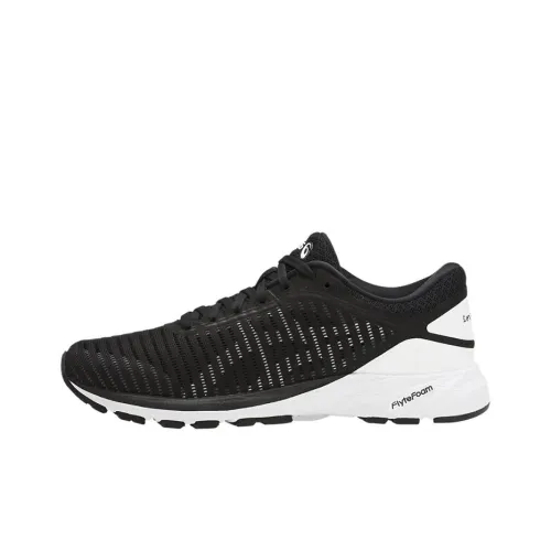 ASICS Dynaflyte 2 Устойчивый к истиранию Дышащие Низкие Беговые кроссовки Женские Черный Белый