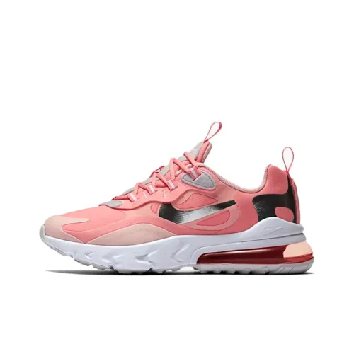 Nike Air Max 270 Low Топ Air Cushion Повседневные Беговые Кроссовки Женские Розовые