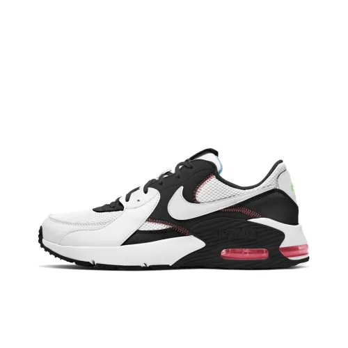 Nike Air Max Excee Low Топ Марафон Беговые кроссовки Мужской Черный Белый Розовый