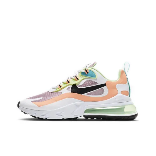 Nike Air Max 270 Low Топ Air Cushion Марафон Беговые кроссовки Женские Белые Зеленые Фиолетовые