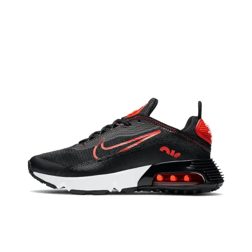 Nike Air Max 2090 Low Топ Повседневные Беговые Кроссовки Мужские Черные Красные