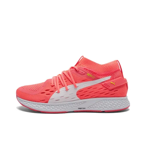 PUMA Speed 500 Амортизация MID Топ Беговые кроссовки Женские Красный