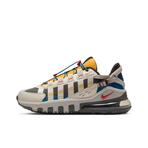 Nike Air Max 270 Low Топ Повседневные Беговые Кроссовки Мужские Серый Желтый