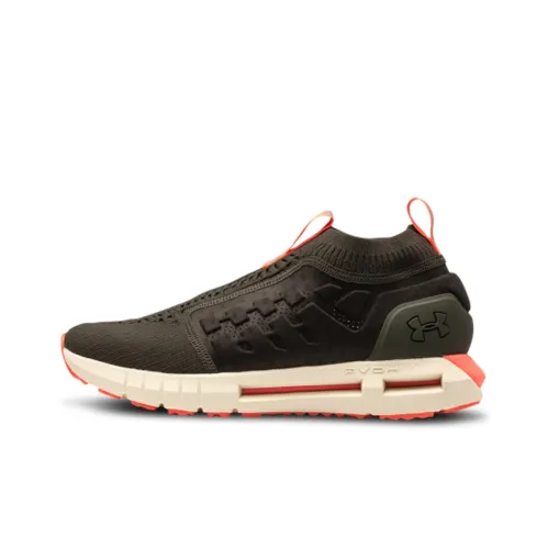 Under Armour HOVR Phantom Slip 11 11 MID Топ Беговые кроссовки Унисекс Оливково-зеленый