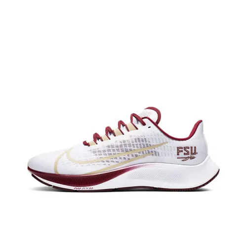 Nike Pegasus 37 Florida State University Low Top Беговые кроссовки Унисекс Белый Темно-красный