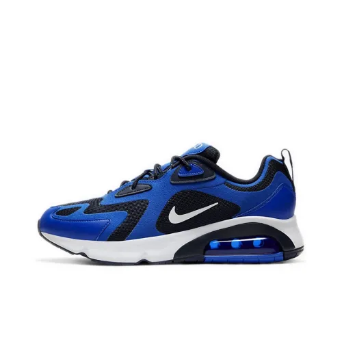 Nike Air Max 200 Low Беговые кроссовки Мужские Синие Черные