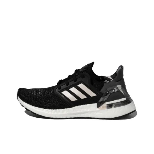 Adidas ULT Slip-resistant Shock Absorbers Низкий Топ Марафон Беговые кроссовки Женские Светло-розовый Черный