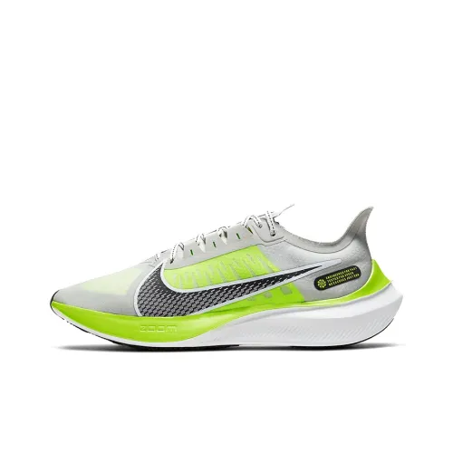 Nike Zoom Gravity 1 Slip-Resistant Abrasion-Resistant Low-Top Беговые кроссовки Мужские Серый Зеленый