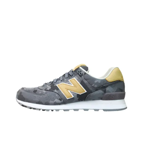 New Balance NB 574 Low Топ Беговые кроссовки Унисекс Камуфляж D Ширина
