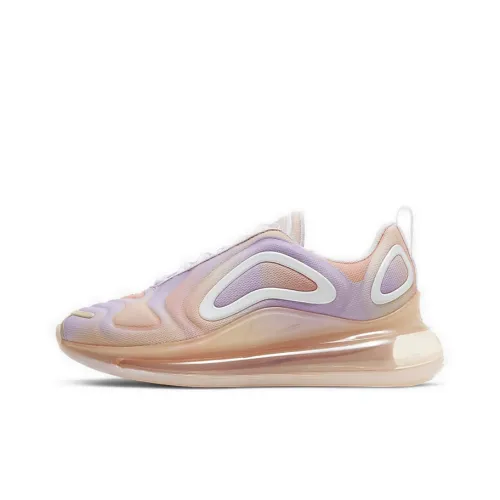 Nike Air Max 720 Устойчивый к истиранию Дышащие Низкие Беговые кроссовки Женские Розовый Фиолетовый