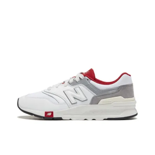 New Balance NB 997 Low Топ Беговые кроссовки Унисекс Белый Красный