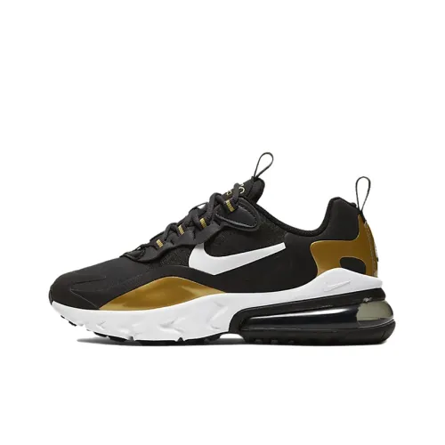 Nike Air Max 270 Low Топ Тренировочные Беговые Кроссовки Женские Черный Золото