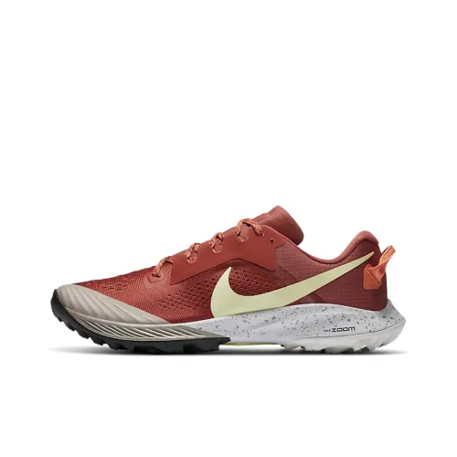 Nike Air Zoom Terra Kiger 6 Амортизирующие низкие беговые кроссовки с противоскользящим эффектом мужские цвет тауповый