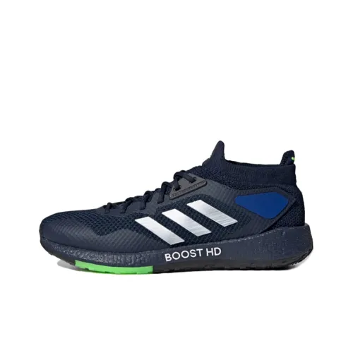 Adidas PulseBOOST HD Low Топ Беговые кроссовки Мужские Черный Синий Зеленый