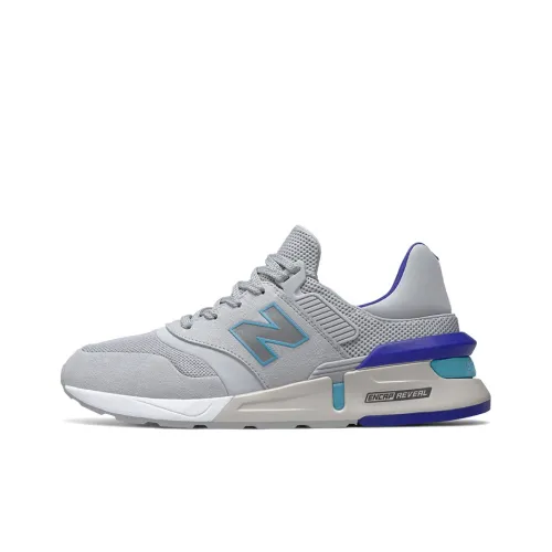 New Balance NB 997 Low Топ Беговые кроссовки Унисекс Серый Синий